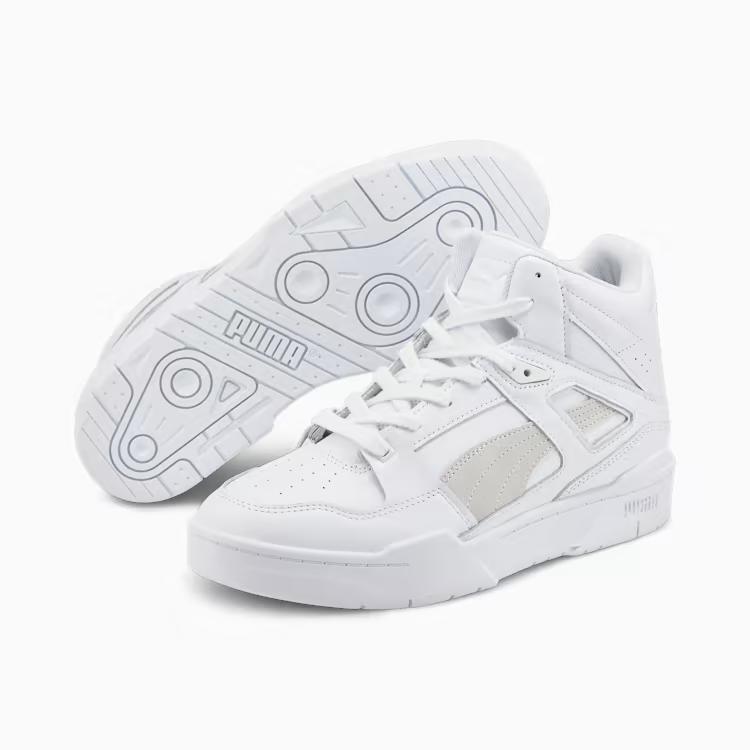 Giày Puma Slipstream Hi Leather Sneakers Nam Trắng