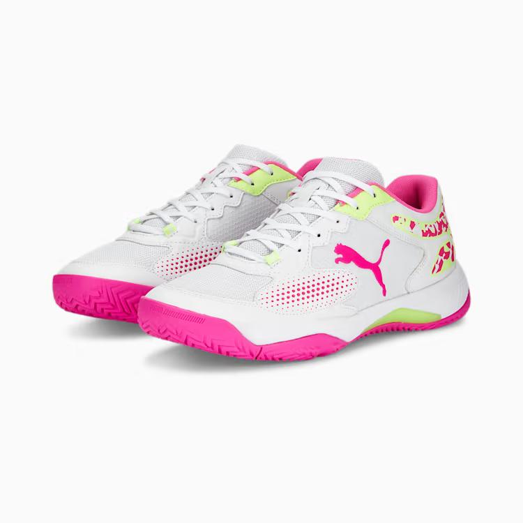 Giày Puma Solarcourt Rct Racquet Sports Shoes Nam Trắng Hồng