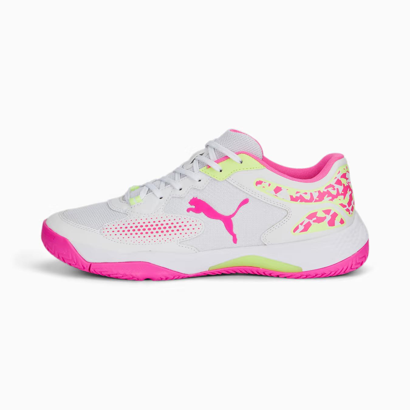 Giày Puma Solarcourt Rct Racquet Sports Shoes Nam Trắng Hồng