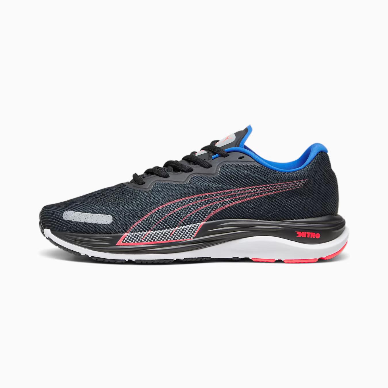 Giày Puma Velocity Nitro™ 2 Wide Nam Đen Xanh Đỏ