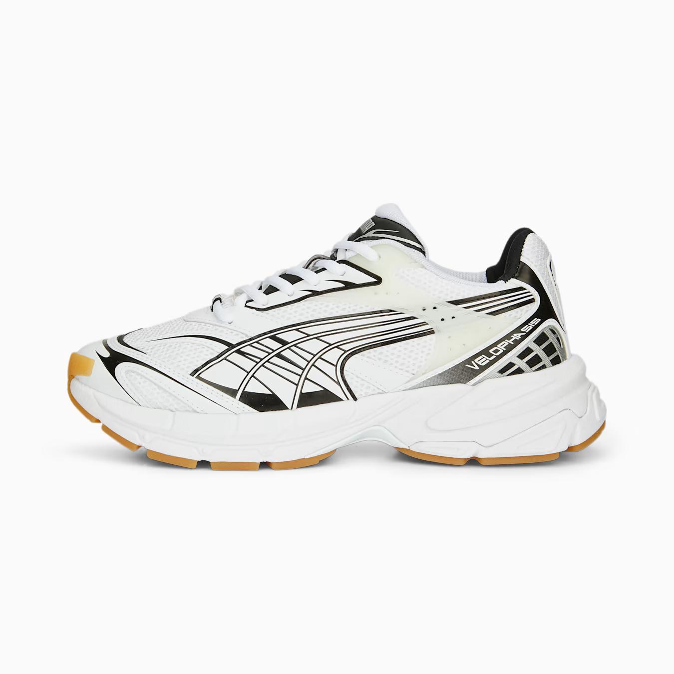 Giày Puma Velophasis Technisch Sneakers Nam Trắng Đen 