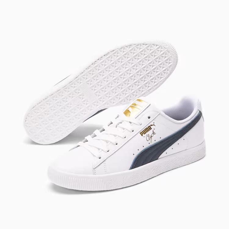 Giày Puma Clyde Core Foil Nam Trắng Xanh