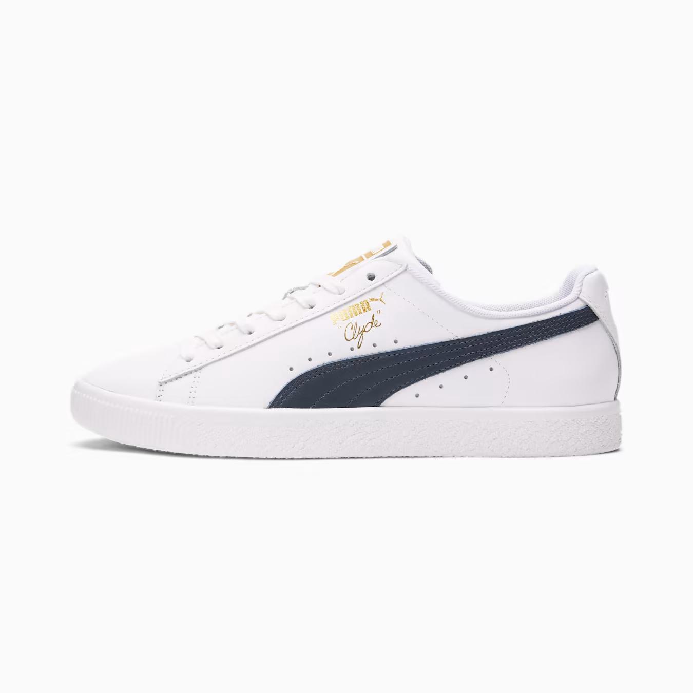 Giày Puma Clyde Core Foil Nam Trắng Xanh