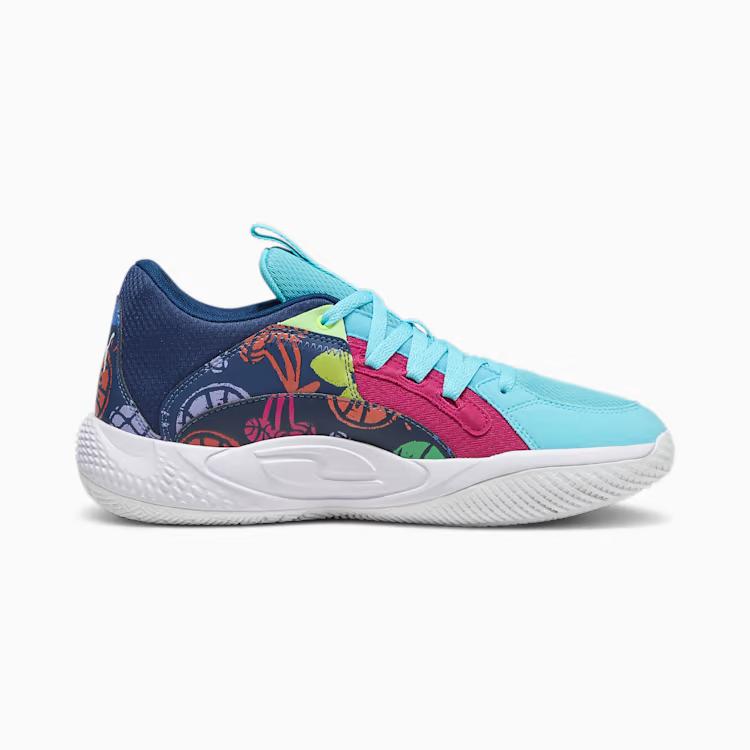 Giày Puma Court Rider Chaos Fresh Nam Xanh Hồng