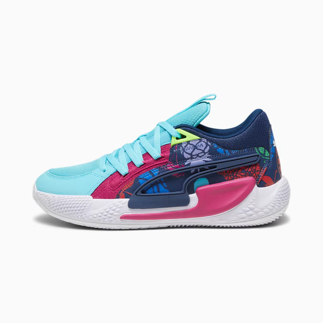 Giày Puma Court Rider Chaos Fresh Nam Xanh Hồng