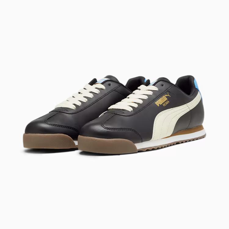 Giày Puma Roma Basic Nam Đen Kem Xanh