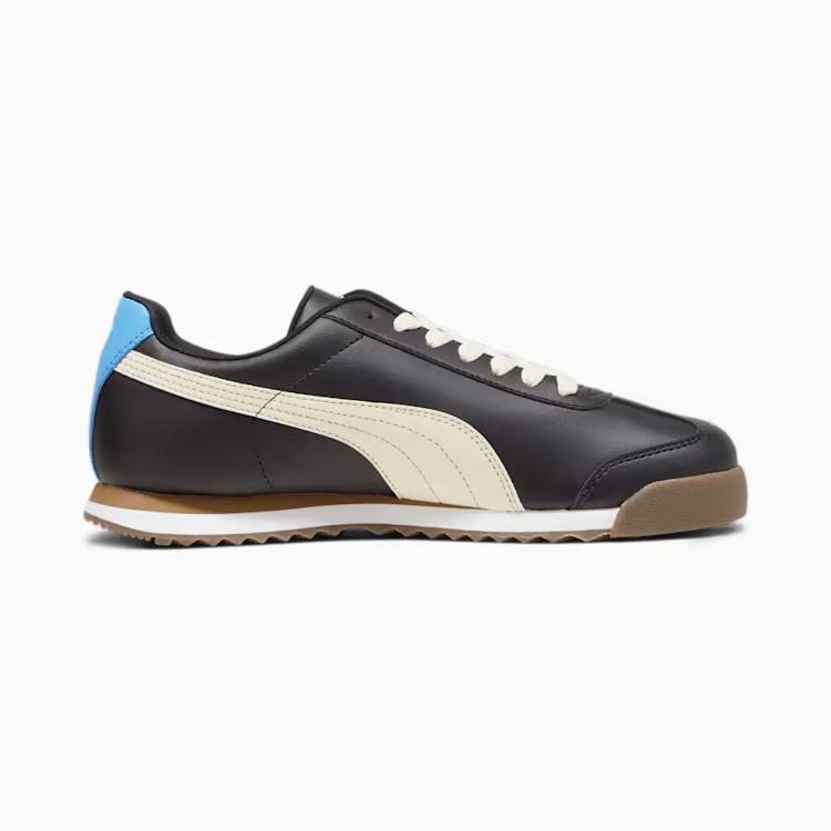 Giày Puma Roma Basic Nam Đen Kem Xanh