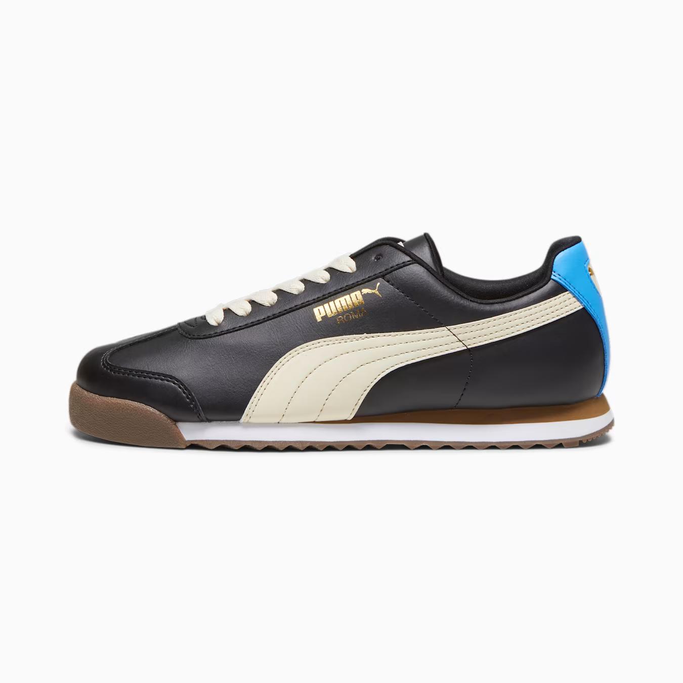 Giày Puma Roma Basic Nam Đen Kem Xanh