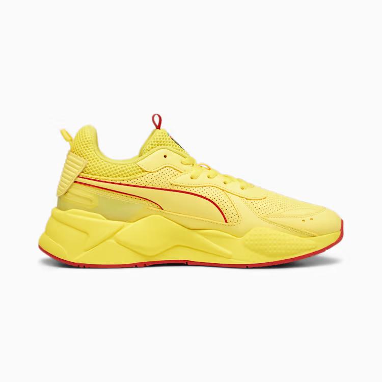 Giày Puma Scuderia Ferrari RS-X Sneakers Nữ Vàng Đỏ Đen