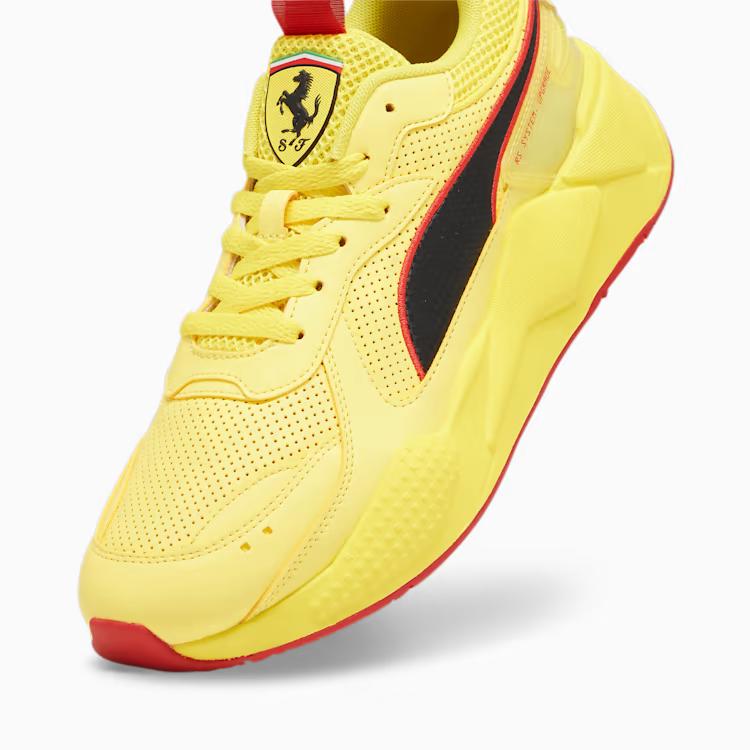 Giày Puma Scuderia Ferrari RS-X Sneakers Nữ Vàng Đỏ Đen