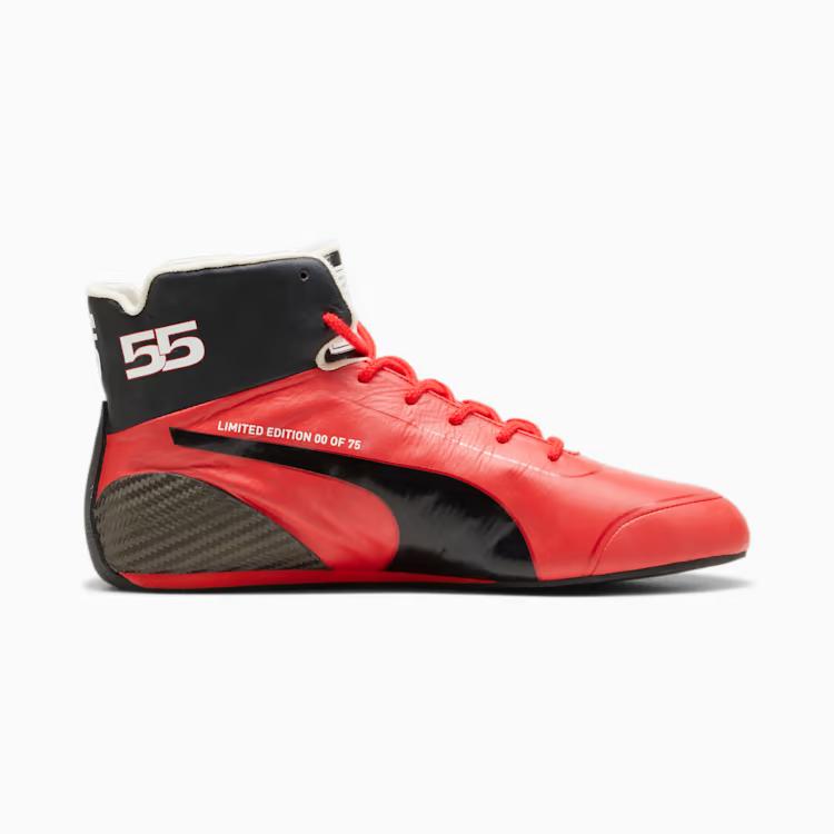 Giày Puma Scuderia Ferrari Speedcat Pro Carlos Sainz 75 Year Driving Shoes Nam Đỏ Đen