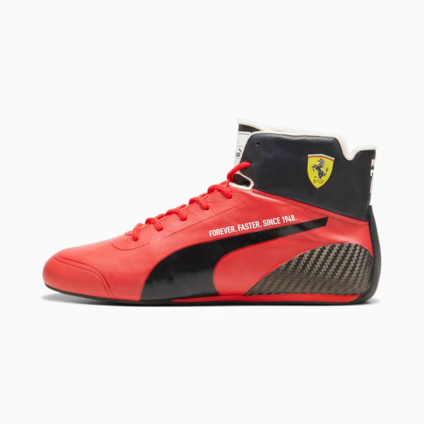 Giày Puma Scuderia Ferrari Speedcat Pro Carlos Sainz 75 Year Driving Shoes Nam Đỏ Đen