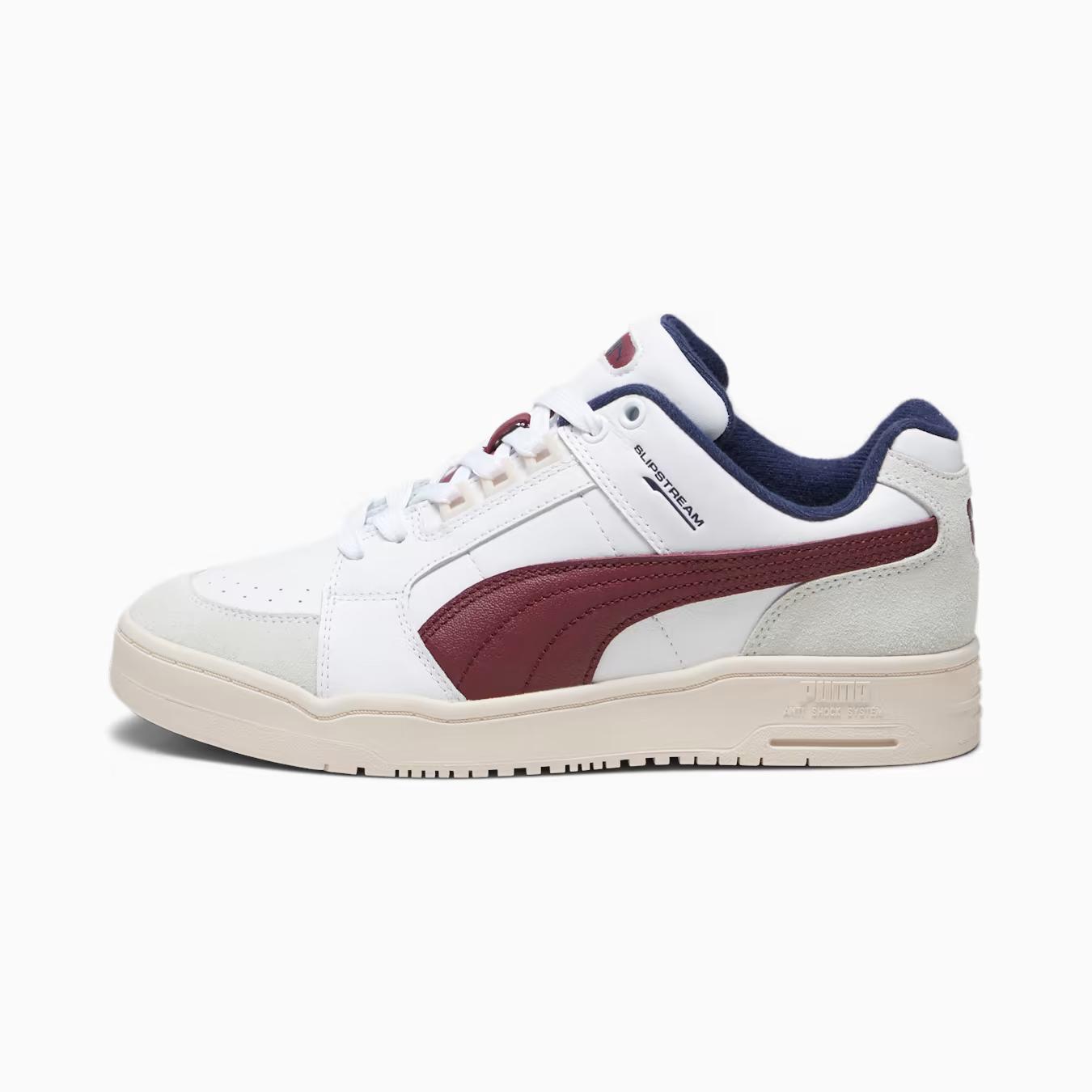 Giày Puma Slipstream Lo Retro Nam Trắng Đỏ Nâu