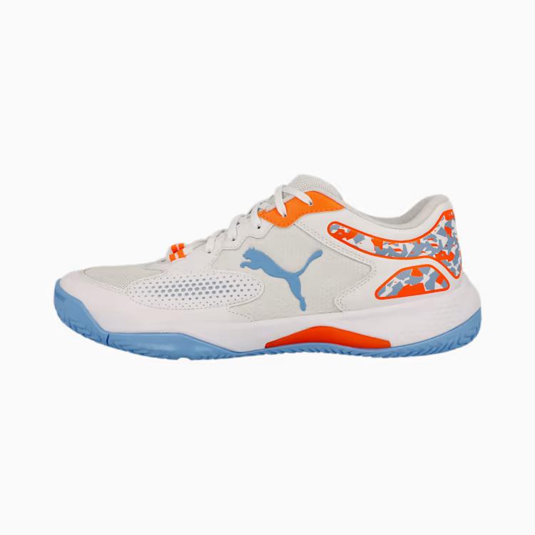 Giày Puma Solarcourt RCT Racquet Sports Shoes Trắng Xanh Cam