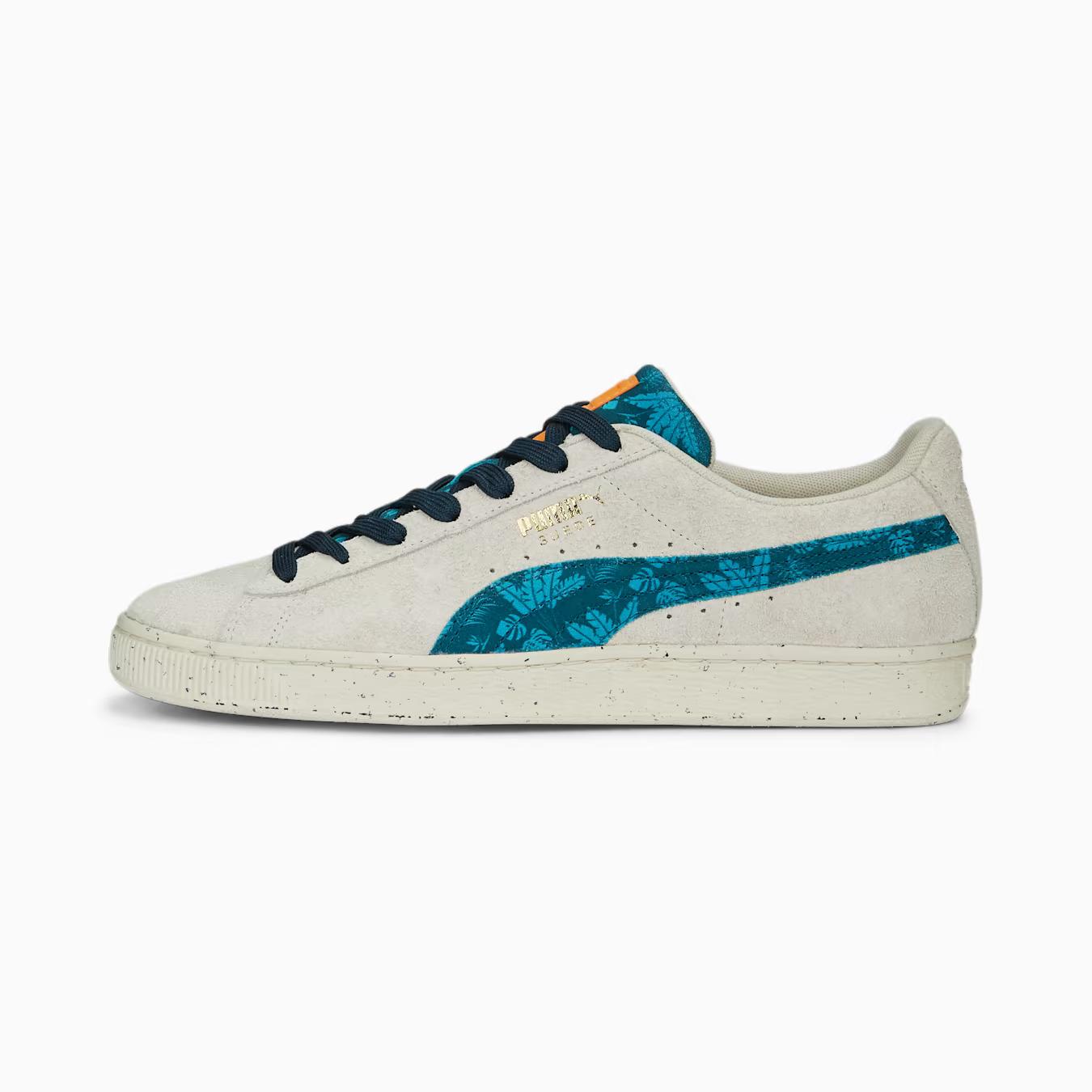 Giày Puma Suede Gentle Jungle Nam Trắng Xanh