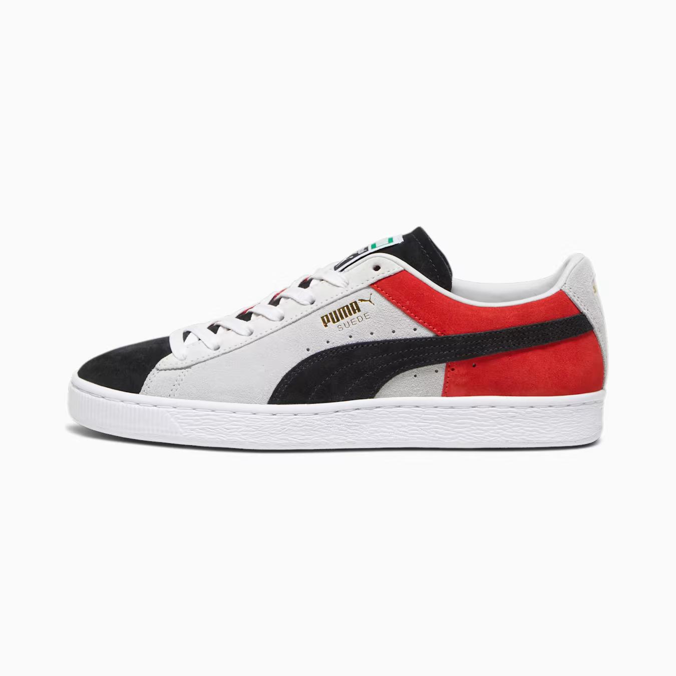 Giày Puma Suede Iconix 23 Nam Trắng Đỏ Đen