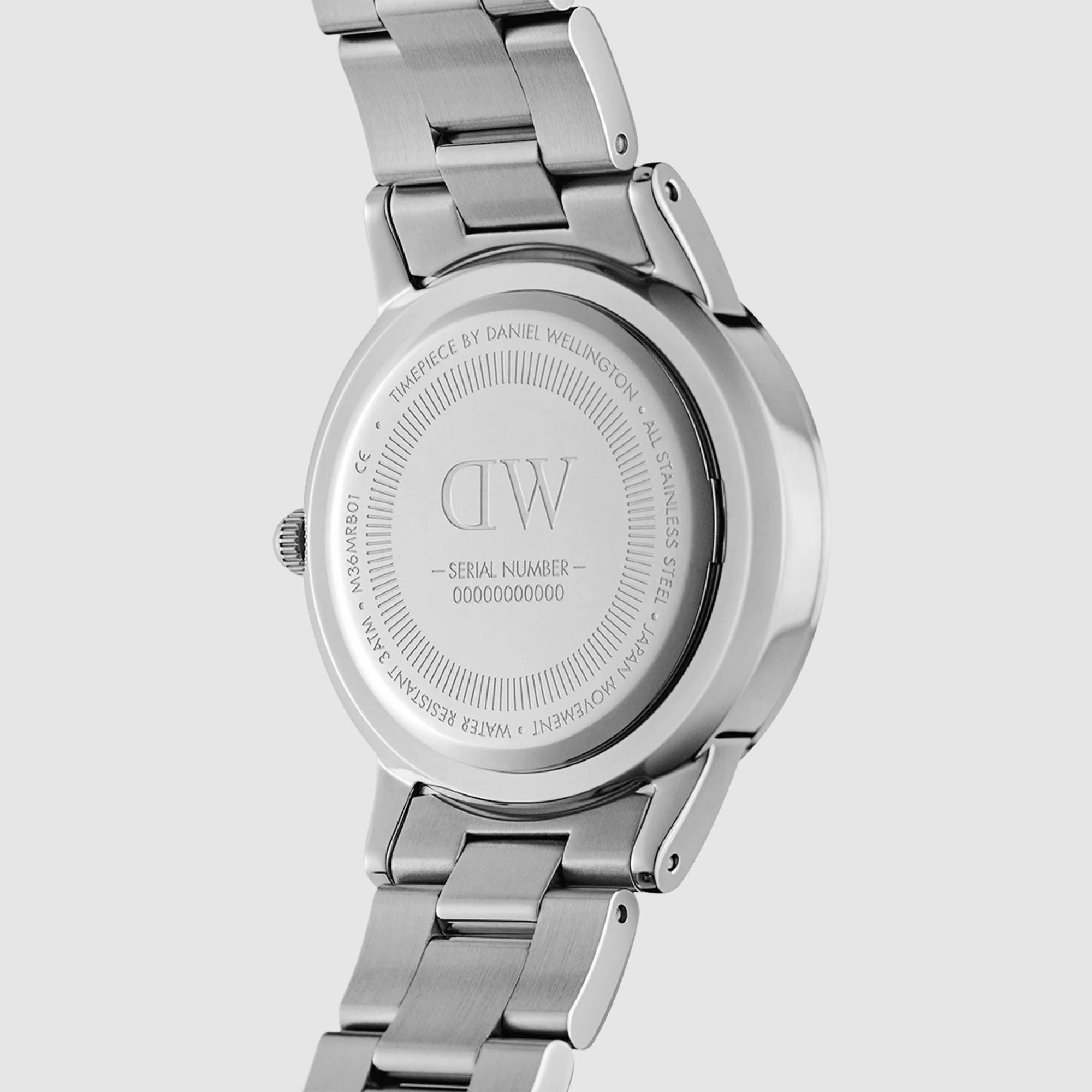 Đồng Hồ Dw Daniel Wallington Iconic Link Nam Bạc