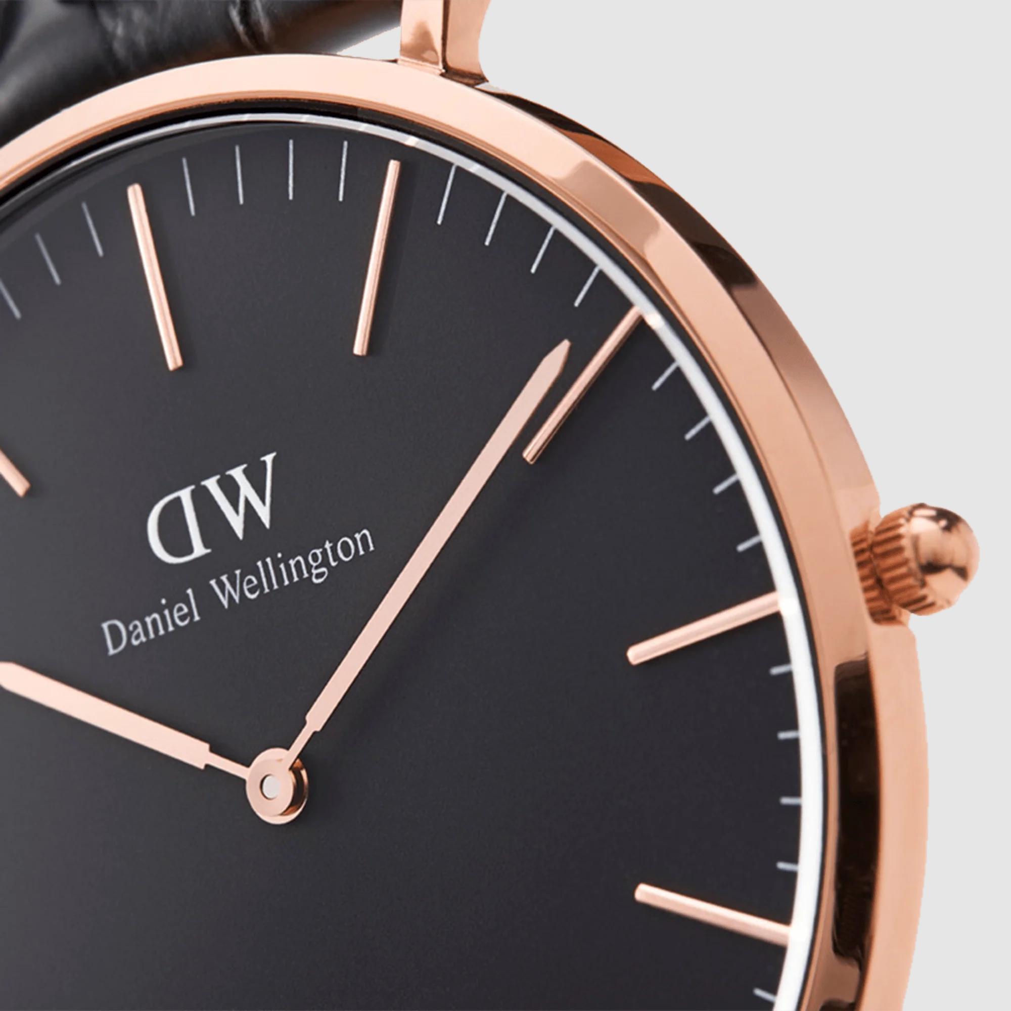 Đồng Hồ Dw Daniel Wallington Classic York Nam Nâu Đen Vàng