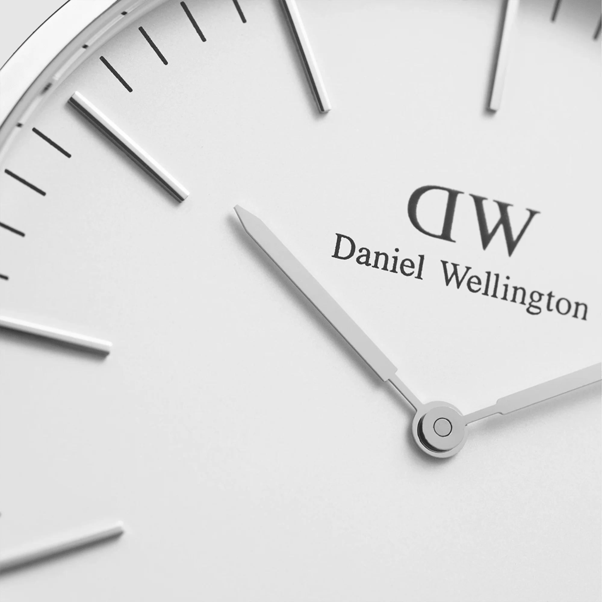 Đồng Hồ Dw Daniel Wallington Classic Roselyn Nam Đỏ Bạc