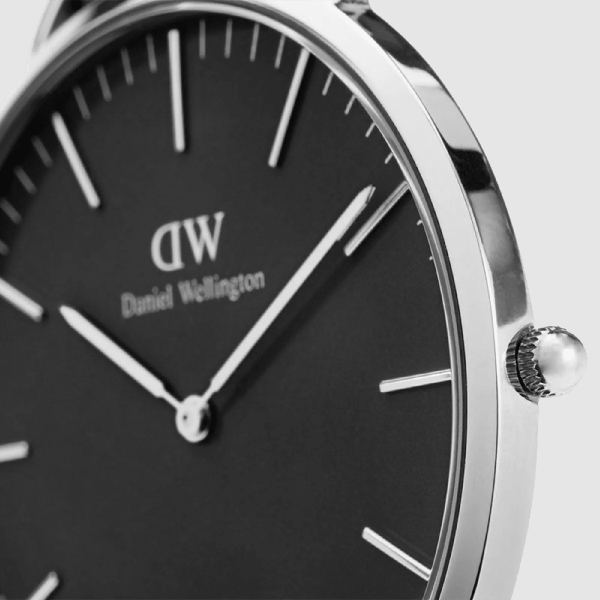 Đồng Hồ Dw Daniel Wallington Classic York Nam Nâu Đen Bạc