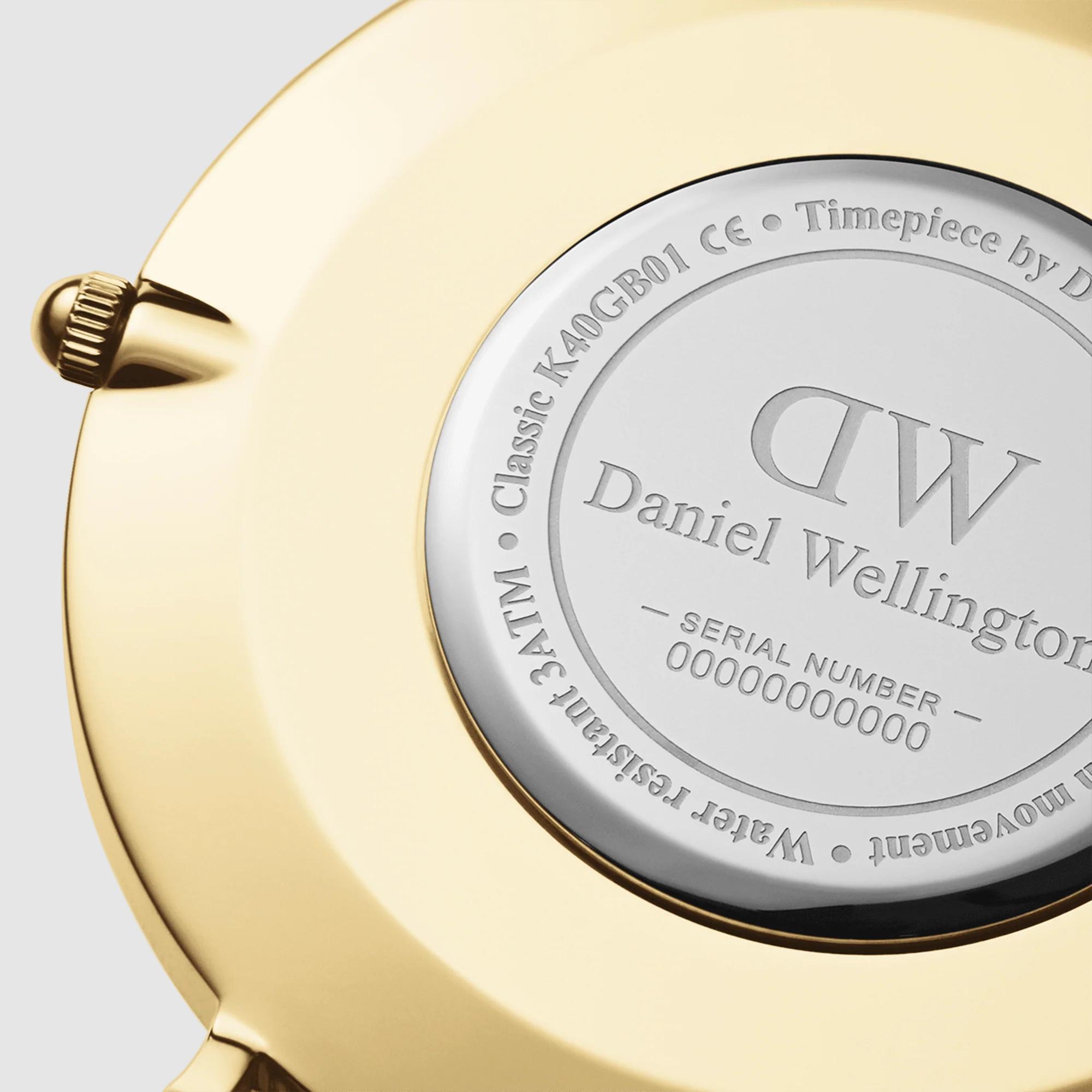 Đồng Hồ Dw Daniel Wallington Classic St Mawes Nam Nâu Đen Vàng