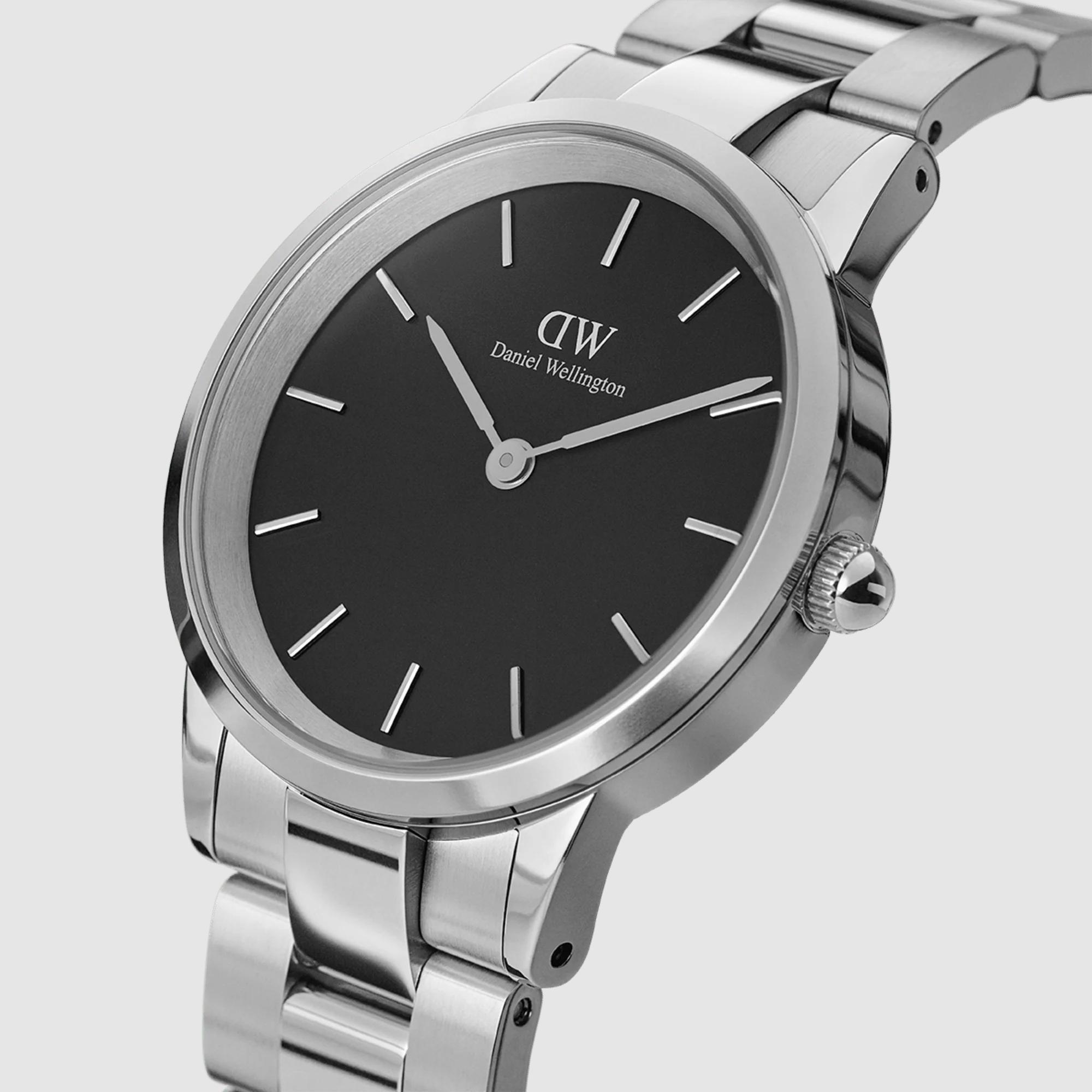 Đồng Hồ Dw Daniel Wallington Iconic Link Nam Bạc