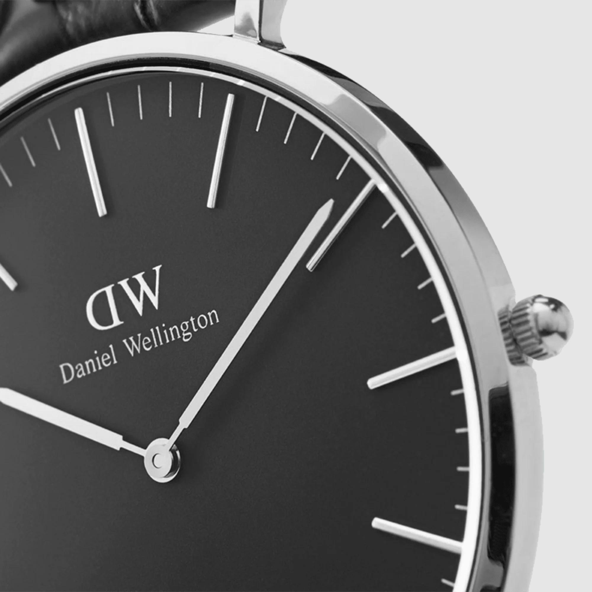 Đồng Hồ Dw Daniel Wallington Classic St Mawes Nam Nâu Đen Bạc