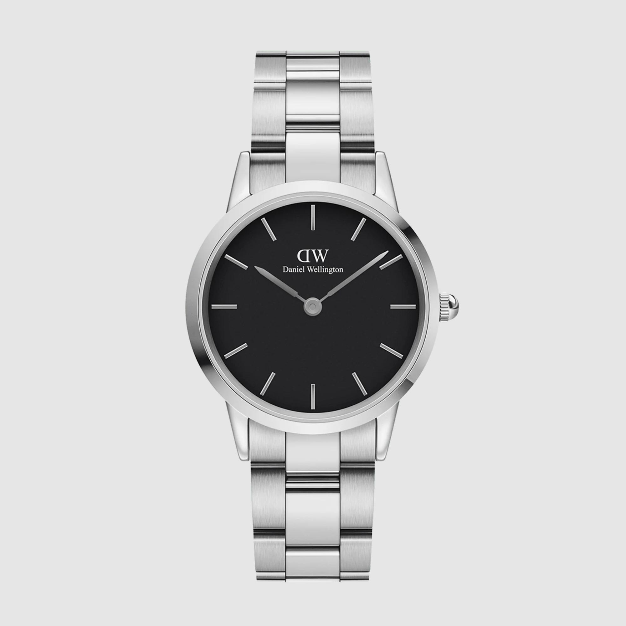 Đồng Hồ Dw Daniel Wallington Iconic Link Nam Bạc