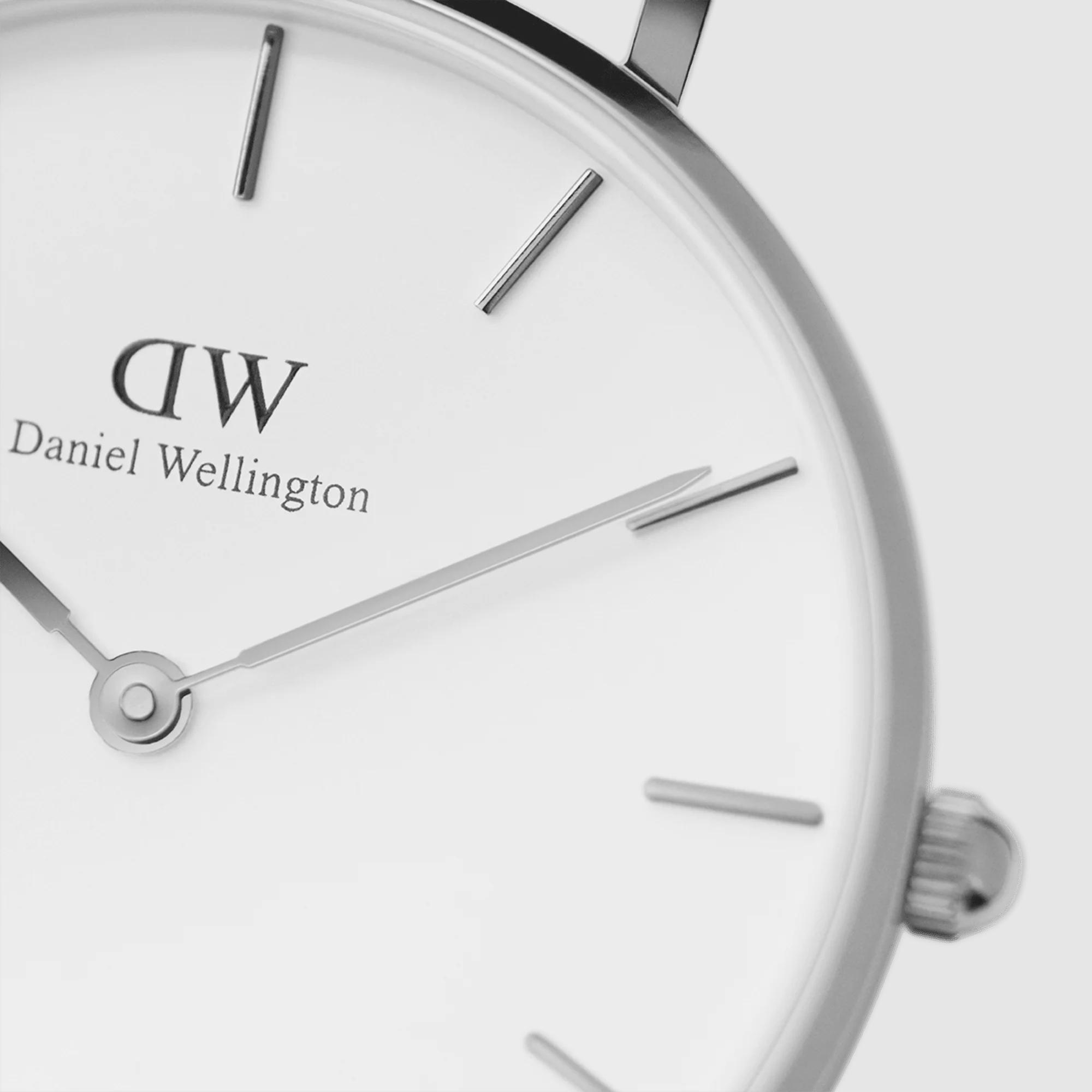 Đồng Hồ Dw Daniel Wallington Petite St Mawes Nữ Trắng Bạc