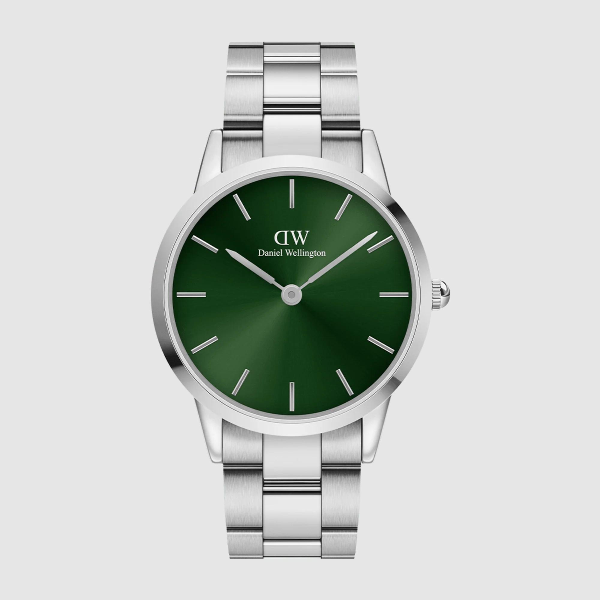 Đồng Hồ Dw Daniel Wallington Iconic Link Emerald Nữ Bạc