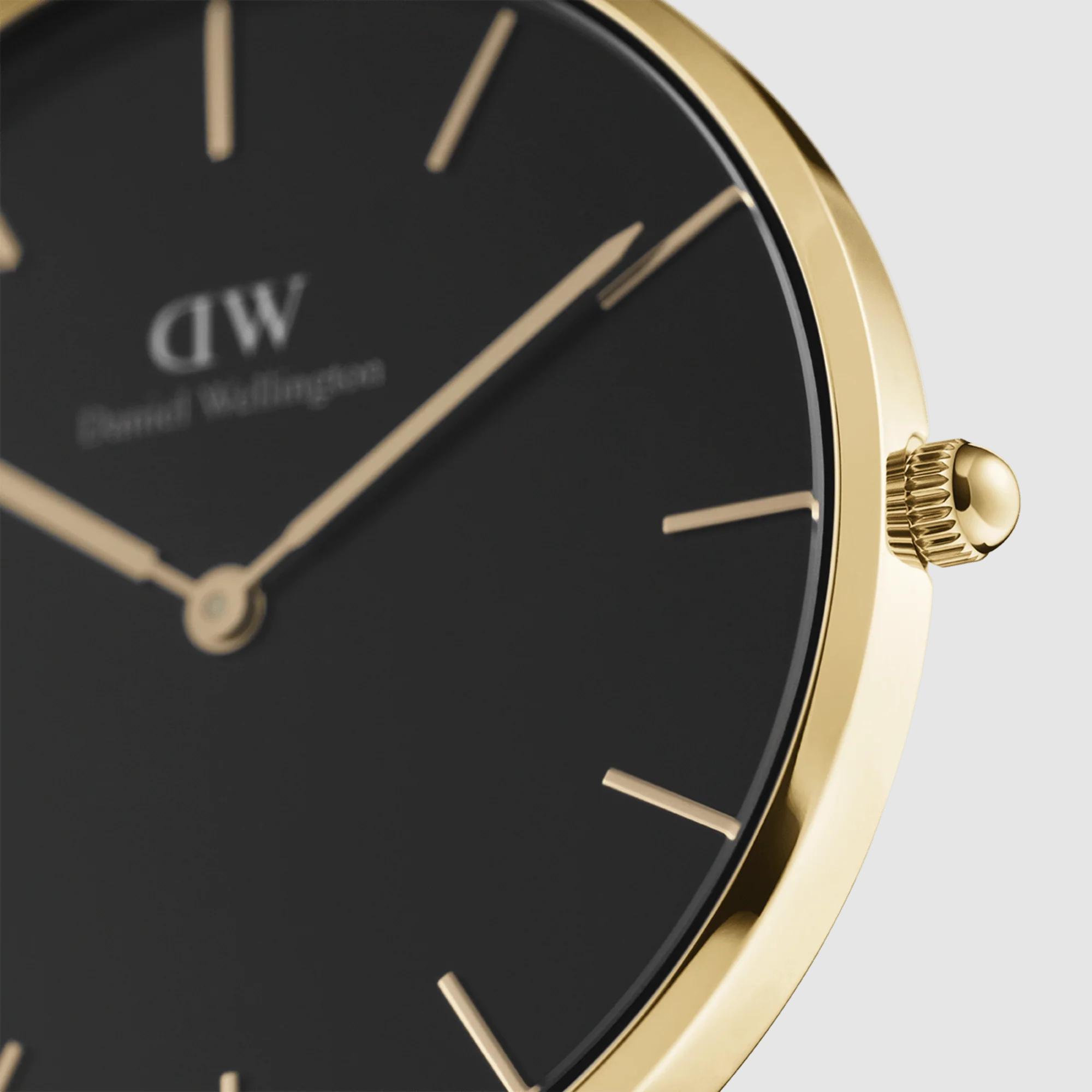 Đồng Hồ Dw Daniel Wallington Petite Evergold Nữ Vàng Đen