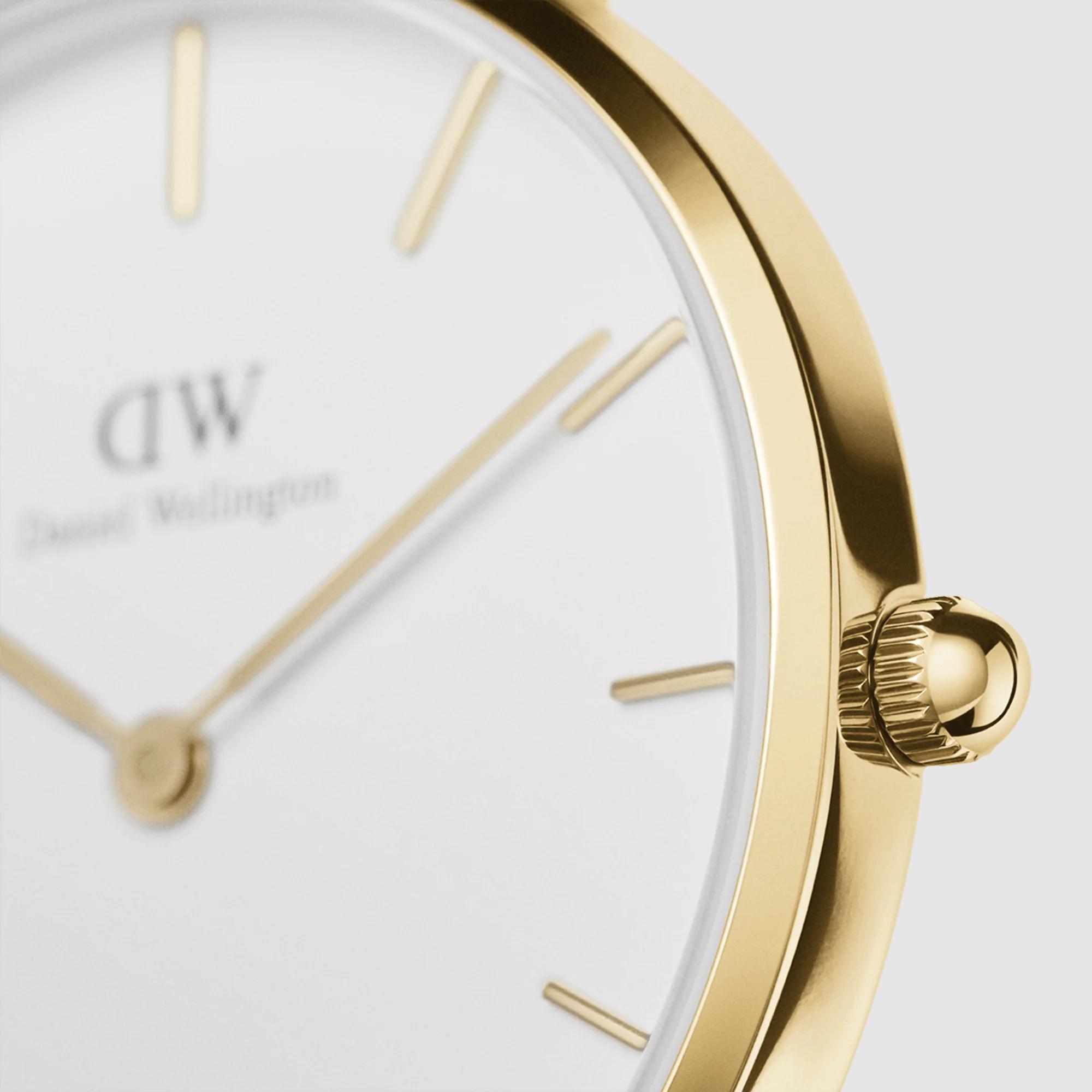 Đồng Hồ Dw Daniel Wallington Petite St Mawes Nữ Trắng Vàng