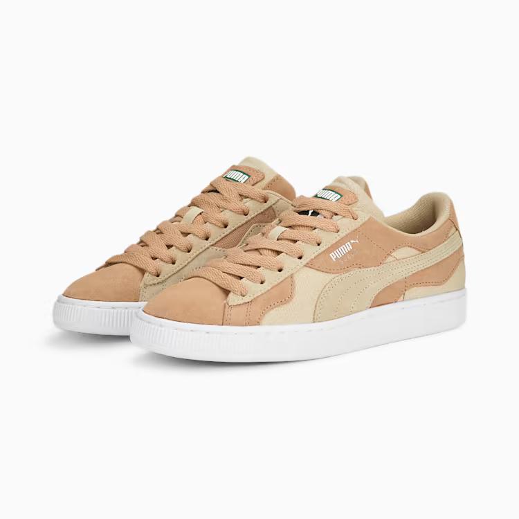 Giày Puma Suede Camowave Earth Sneakers Nam Nâu Vàng 