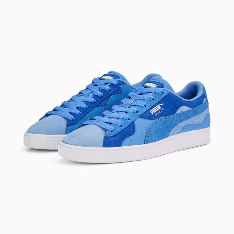 Giày Puma Suede Camowave Earth Sneakers Nam Xanh