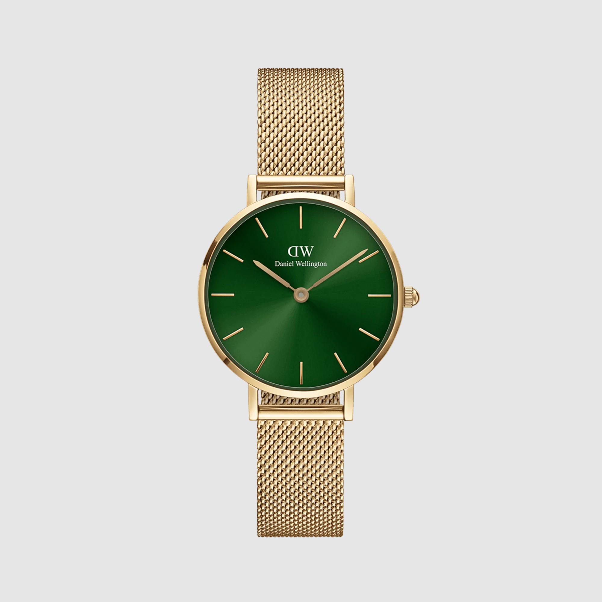 Đồng Hồ Dw Daniel Wallington Petite Emerald Nữ Vàng