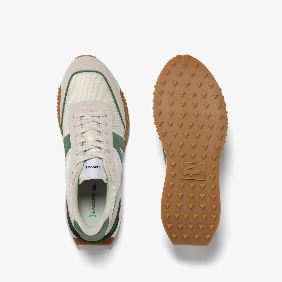 Giày Lacoste L-Spin Deluxe Leather Sneakers Nam Trắng Xanh