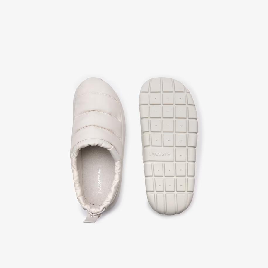 Giày Lacoste Nylon Serve Slipper Nam Trắng