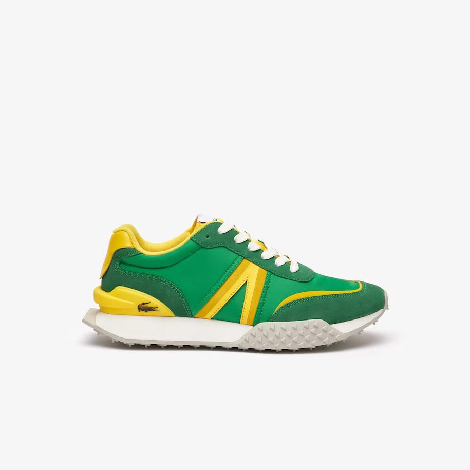 Giày Lacoste L-Spin Deluxe Sneakers Nam Xanh Vàng