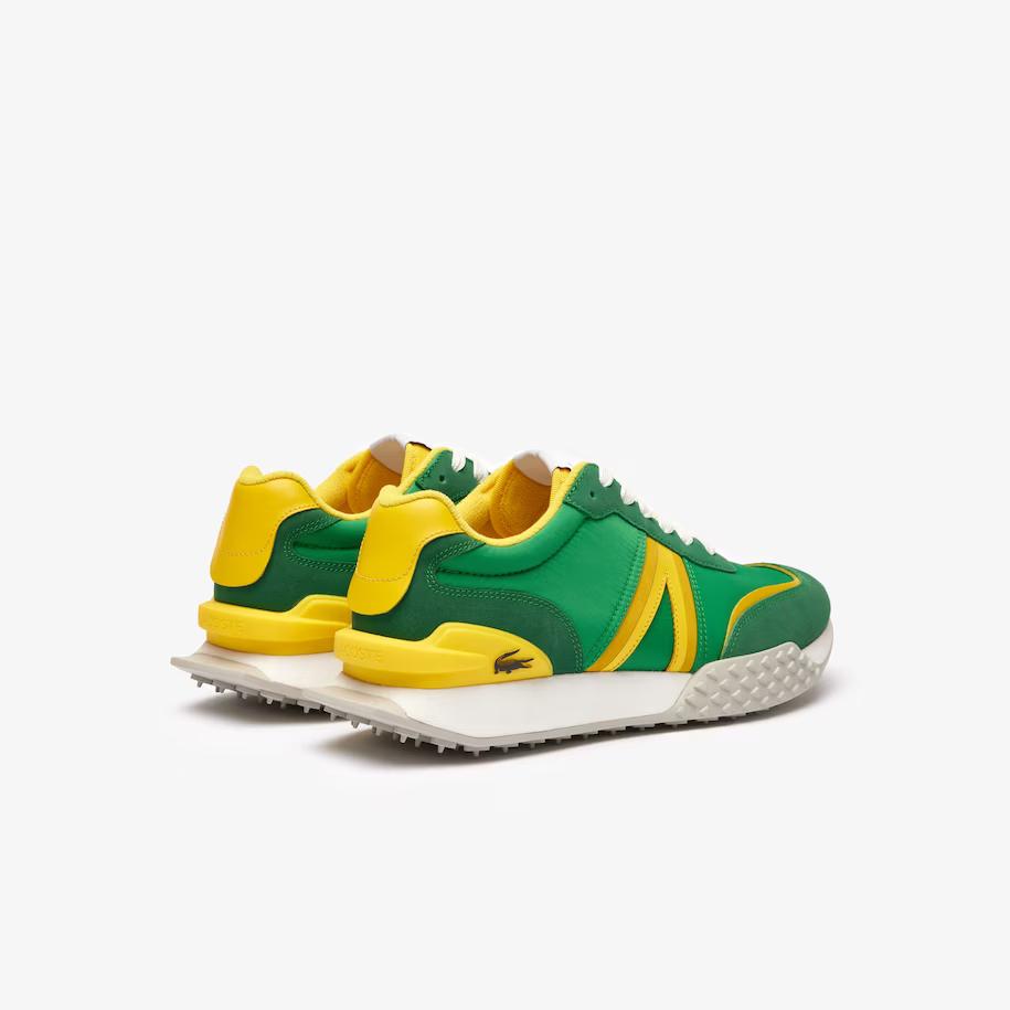 Giày Lacoste L-Spin Deluxe Sneakers Nam Xanh Vàng