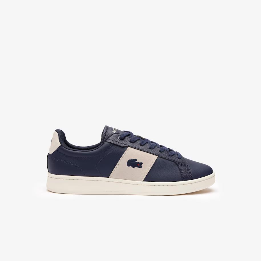 Giày Lacoste Carnaby Pro Cgr Bar Smooth Leather Sneakers Nam Xanh Trắng