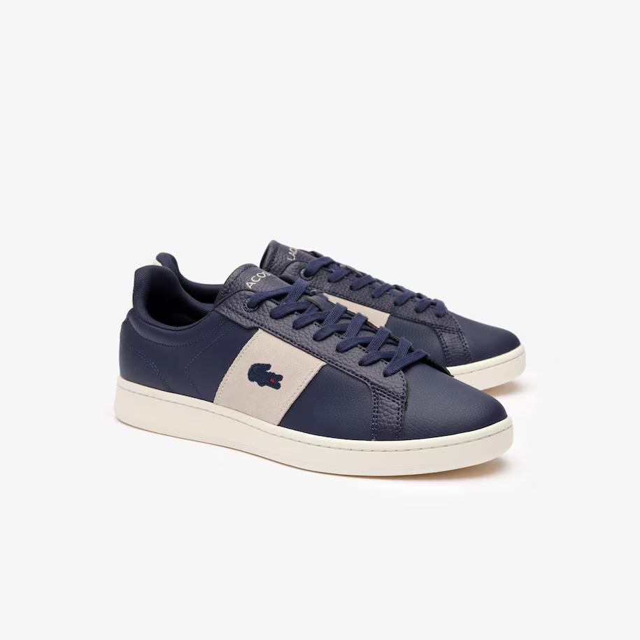 Giày Lacoste Carnaby Pro Cgr Bar Smooth Leather Sneakers Nam Xanh Trắng