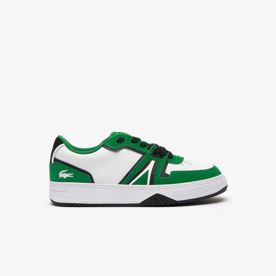 Giày Lacoste L001 Leather Sneakers Nam Trắng Xanh Lá