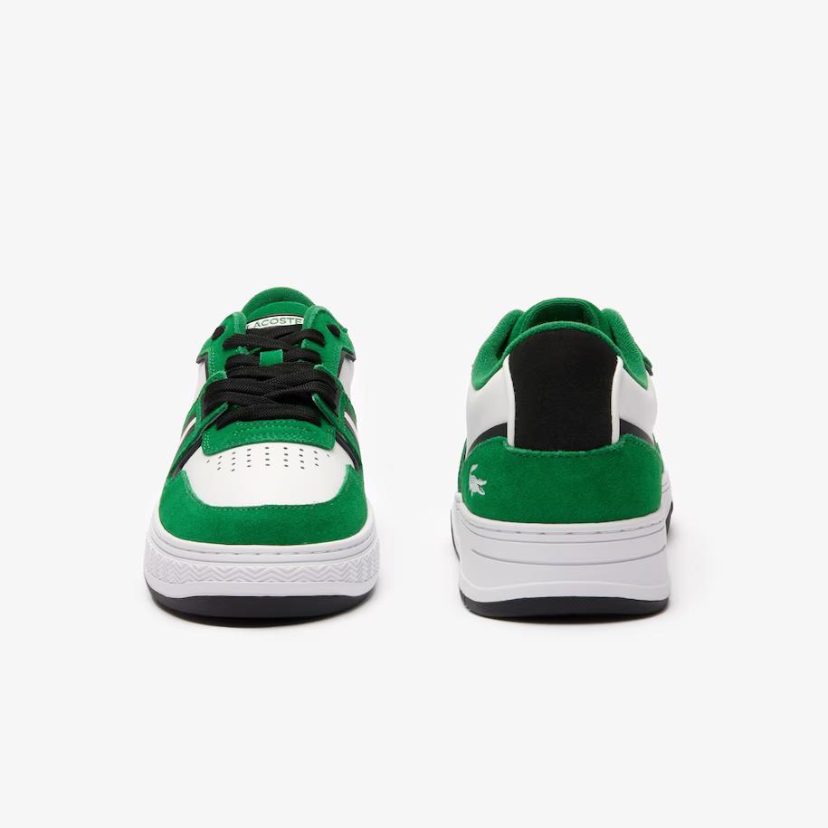 Giày Lacoste L001 Leather Sneakers Nam Trắng Xanh Lá