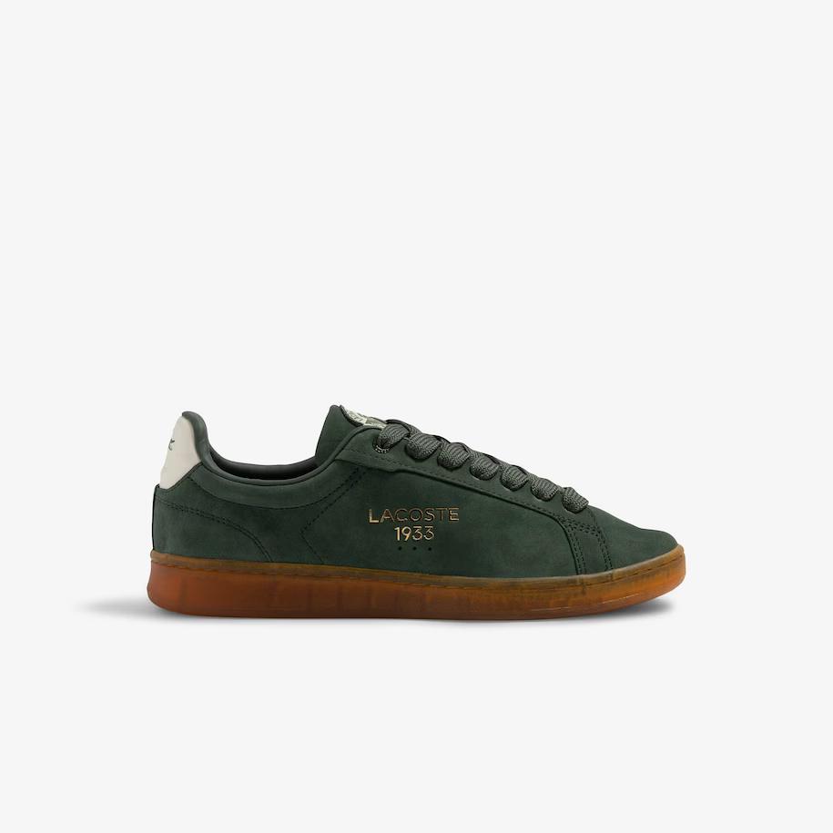 Giày Lacoste Carnaby Pro Wide Lace Leather Sneakers Nam Xanh