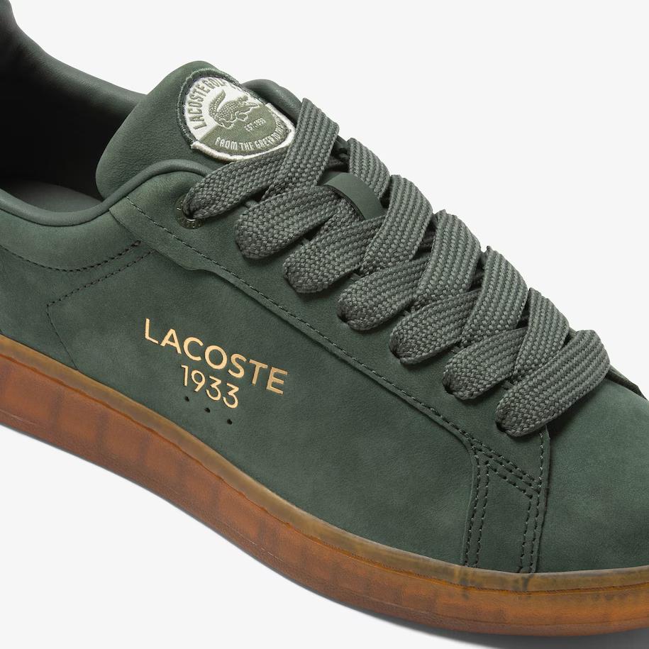 Giày Lacoste Carnaby Pro Wide Lace Leather Sneakers Nam Xanh