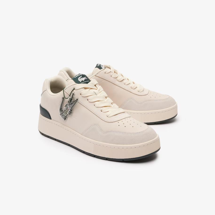 Giày Lacoste Holiday Capsule Ace Clip Leather Sneakers Nam Trắng