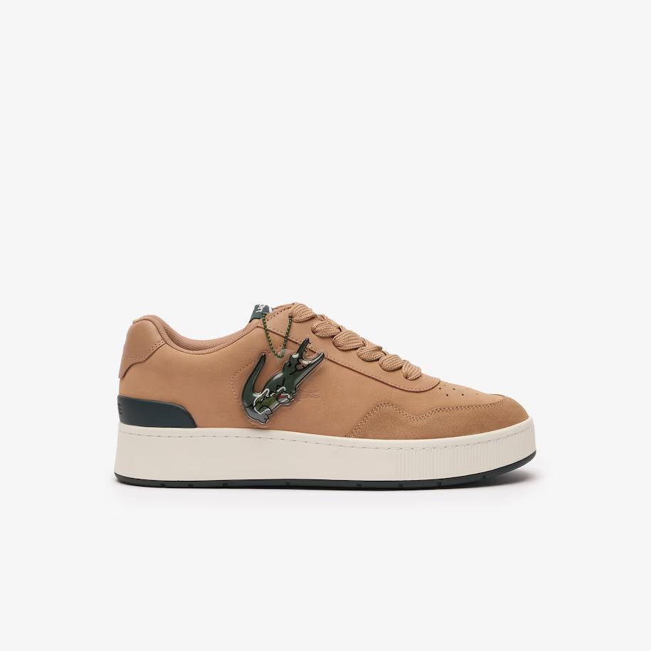 Giày Lacoste Holiday Capsule Ace Clip Leather Sneakers Nam Nâu