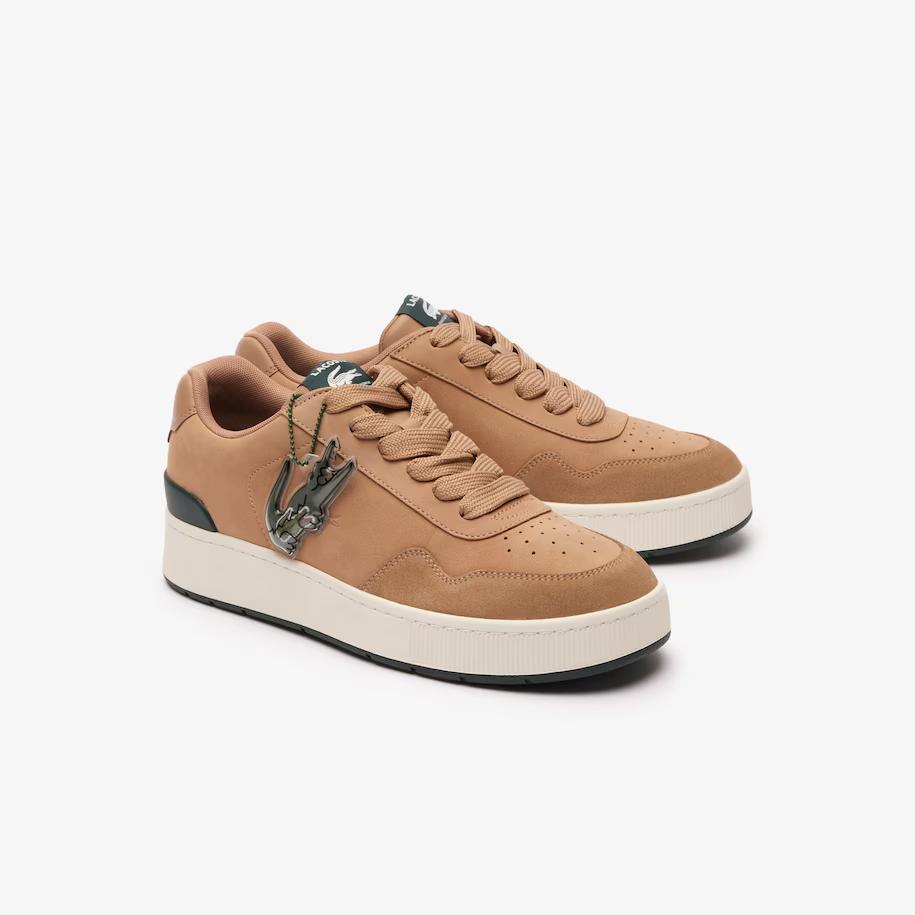 Giày Lacoste Holiday Capsule Ace Clip Leather Sneakers Nam Nâu