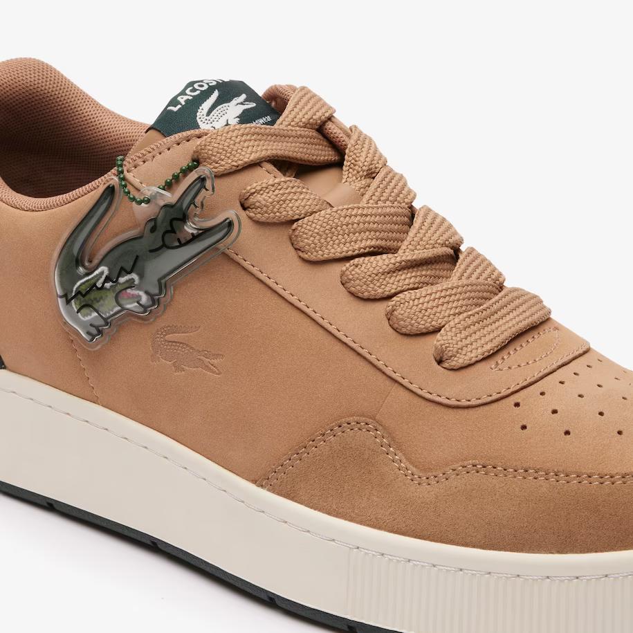 Giày Lacoste Holiday Capsule Ace Clip Leather Sneakers Nam Nâu