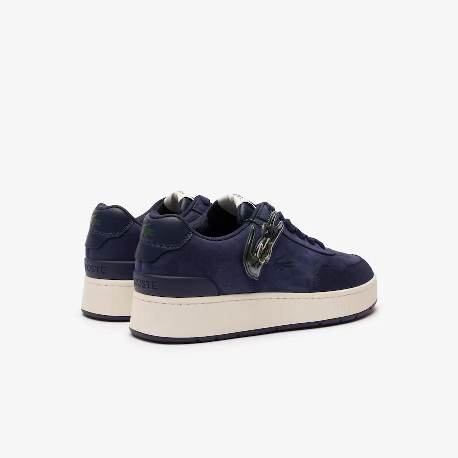 Giày Lacoste Holiday Capsule Ace Clip Leather Sneakers Nam Xanh Tím Than